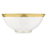 Bol à soupe en porcelaine finition Or